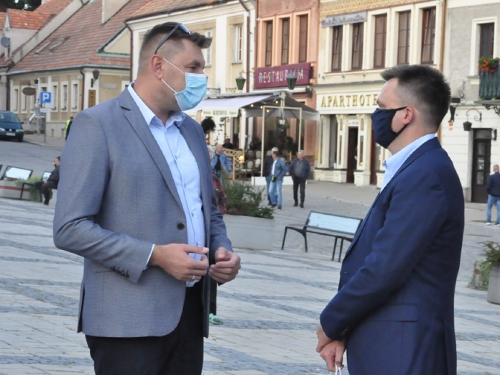 Szymon Hołownia w Sandomierzu. Mówił o ruchu Polska 2050 [wideo][zdjęcia]