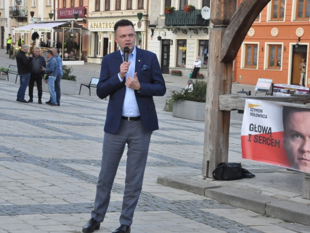Szymon Hołownia w Sandomierzu. Mówił o ruchu Polska 2050 [wideo][zdjęcia]