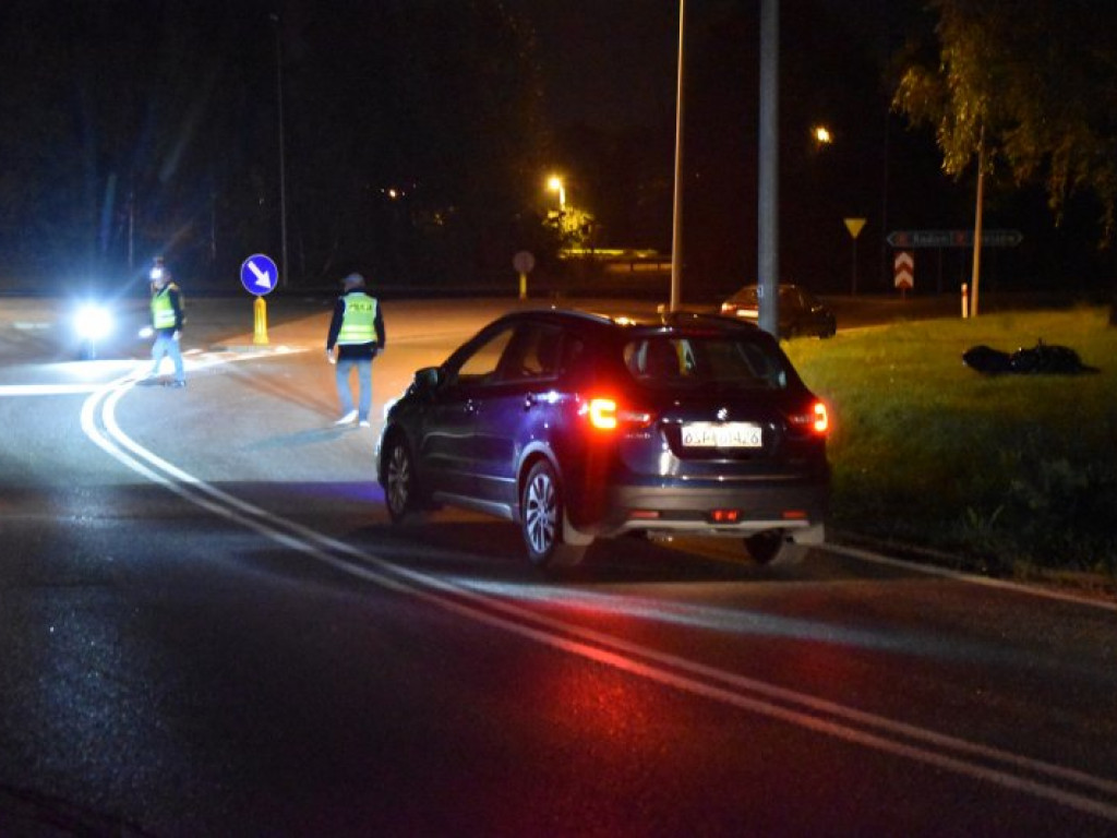 Groźne zderzenie motocykla i samochodu w Nagnajowie! [zdjęcia]