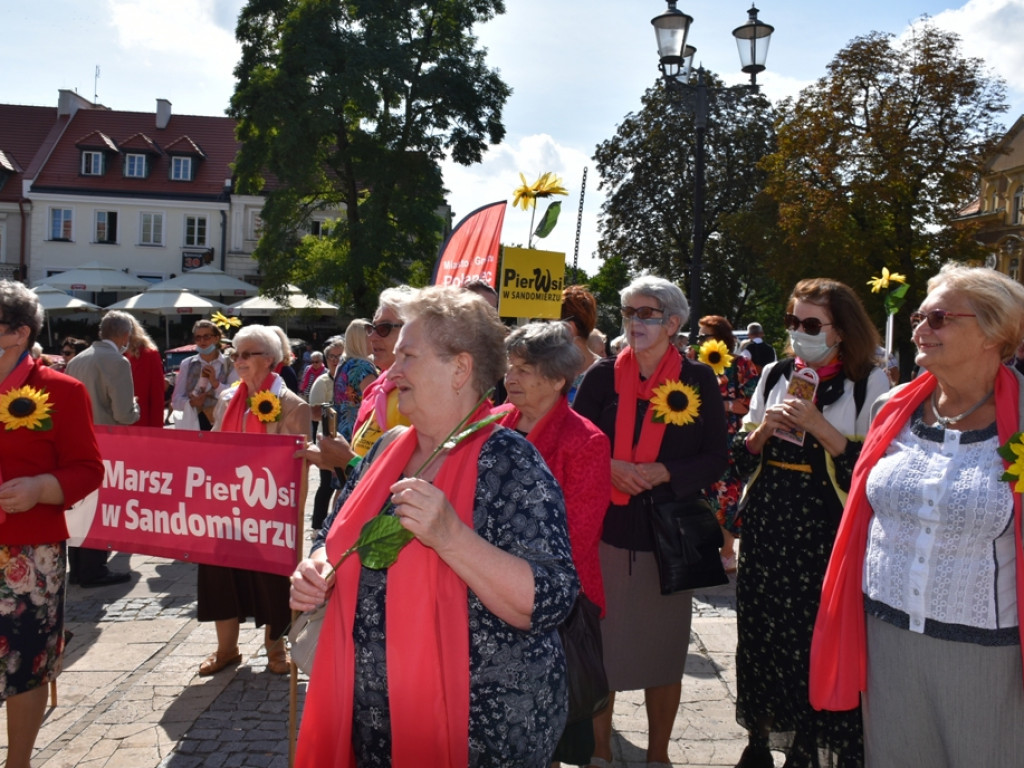 Amazonki propagowały profilaktykę. Marsz Pier[w]si przeszedł przez sandomierską starówkę [zdjęcia]