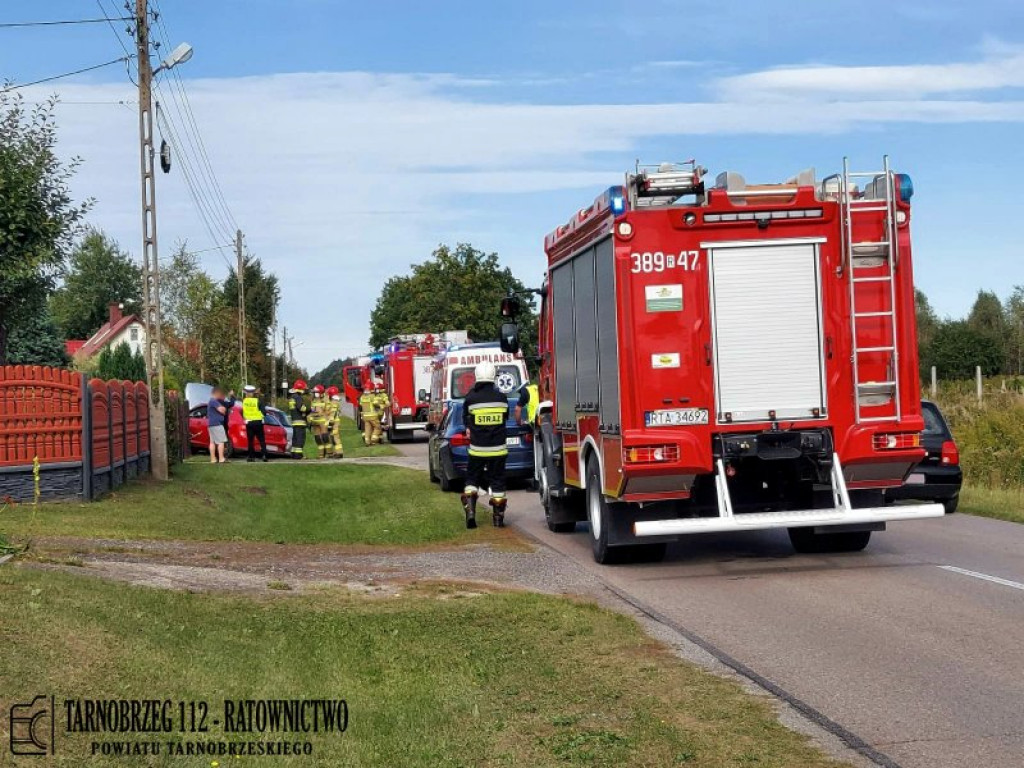 Dwa samochody na jednym ogrodzeniu w Alfredówce [zdjęcia]