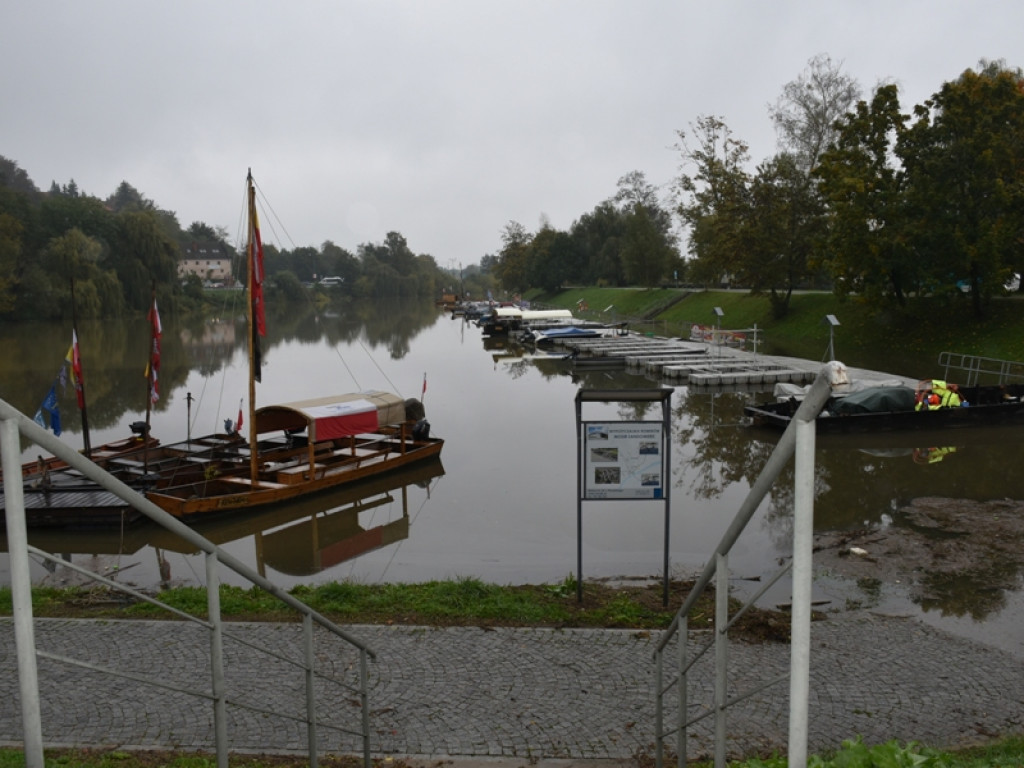 Wisła w Sandomierzu opada  [zdjecia, wideo]