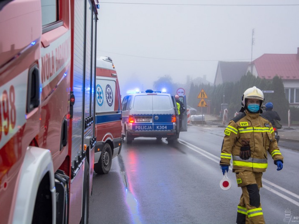 Baranów Sandomierski. Wypadek w Woli Baranowskiej [wideo] [zdjęcia]