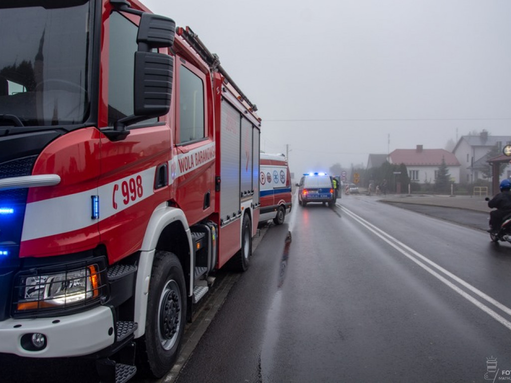 Baranów Sandomierski. Wypadek w Woli Baranowskiej [wideo] [zdjęcia]