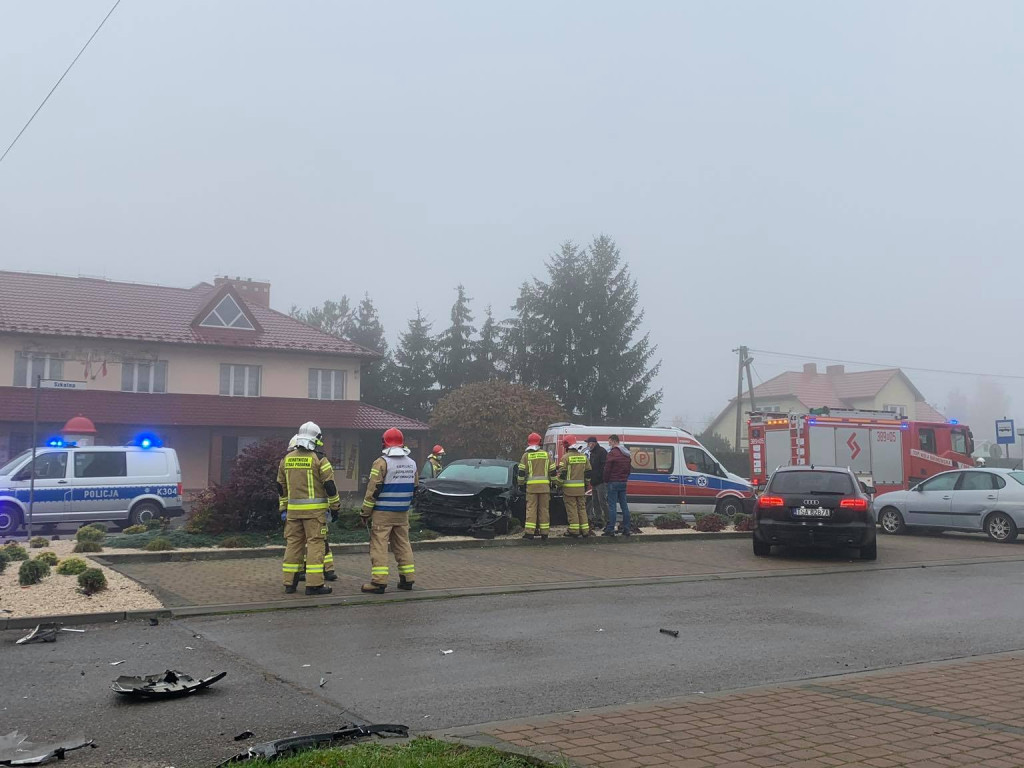 Baranów Sandomierski. Wypadek w Woli Baranowskiej [wideo] [zdjęcia]
