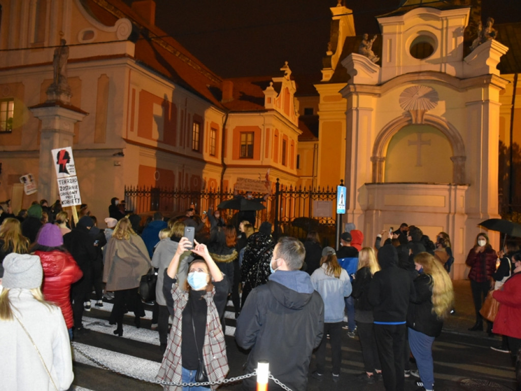 Sandomierzanie protestowali [wideo][zdjęcia]