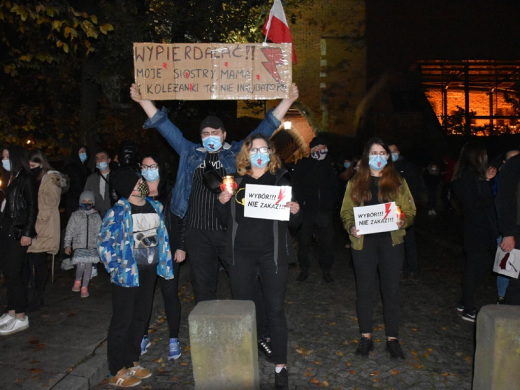 Sandomierzanie protestowali [wideo][zdjęcia]