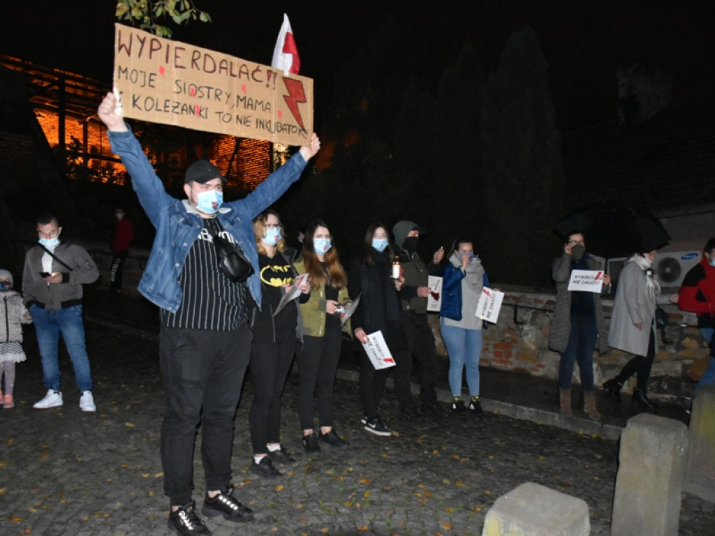 Sandomierzanie protestowali [wideo][zdjęcia]