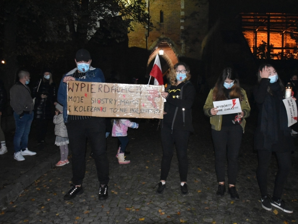 Sandomierzanie protestowali [wideo][zdjęcia]
