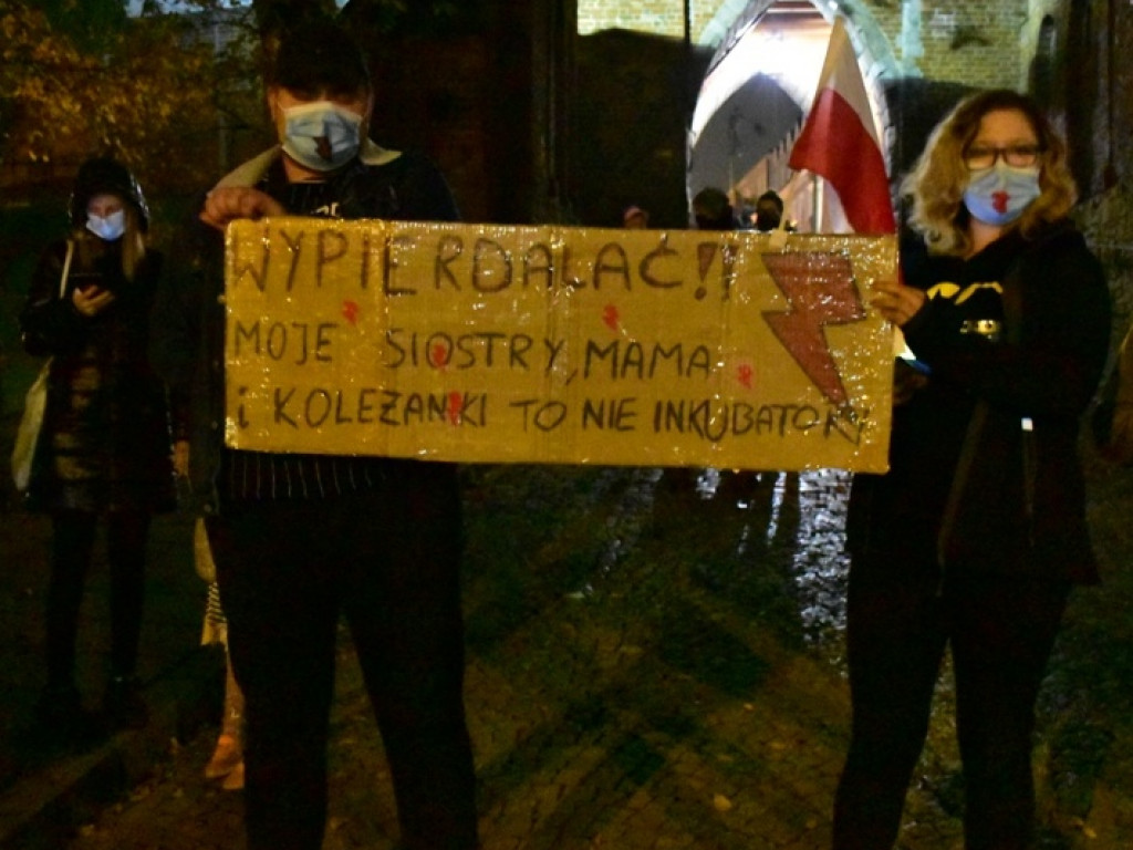 Sandomierzanie protestowali [wideo][zdjęcia]