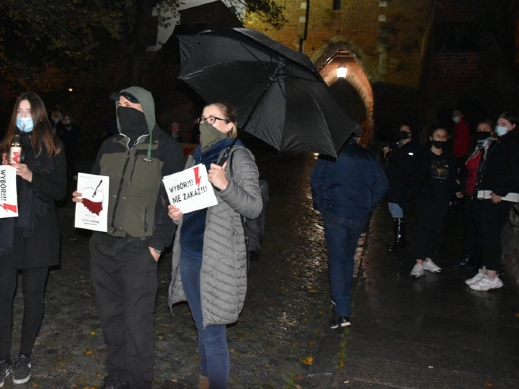 Sandomierzanie protestowali [wideo][zdjęcia]