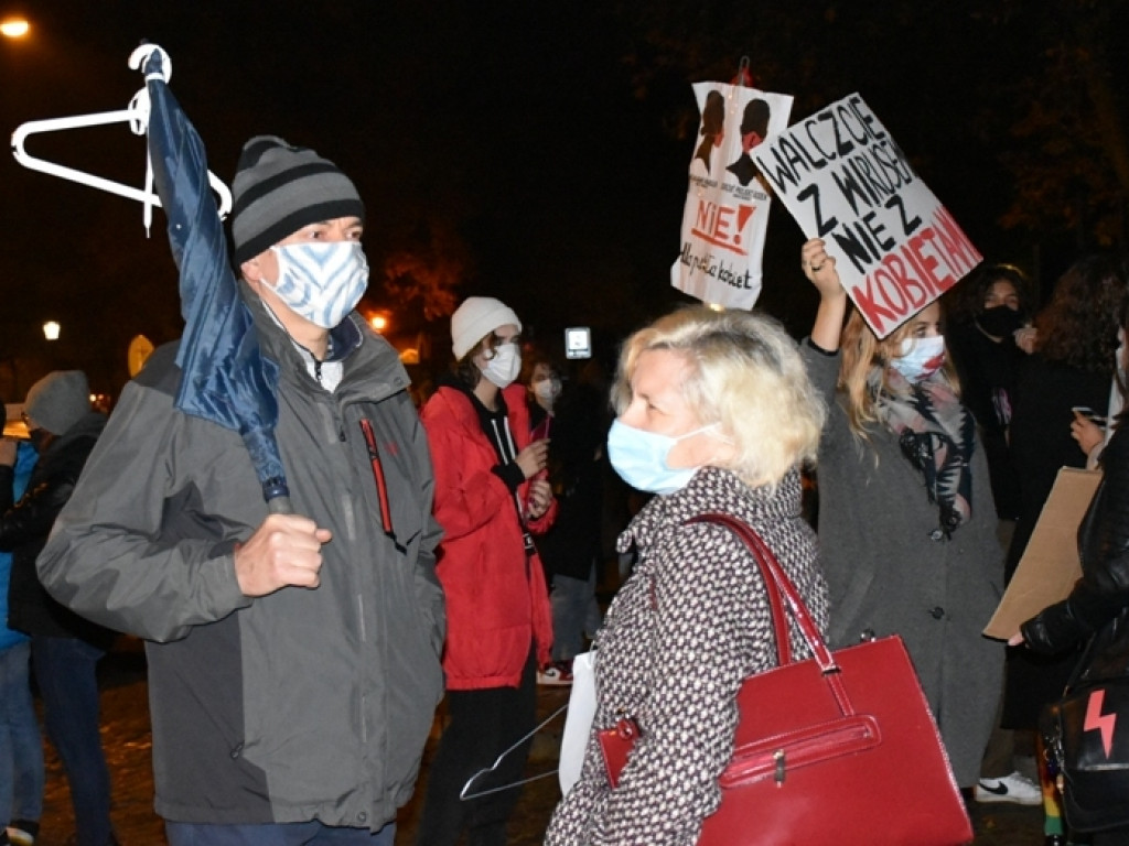 Sandomierzanie protestowali [wideo][zdjęcia]