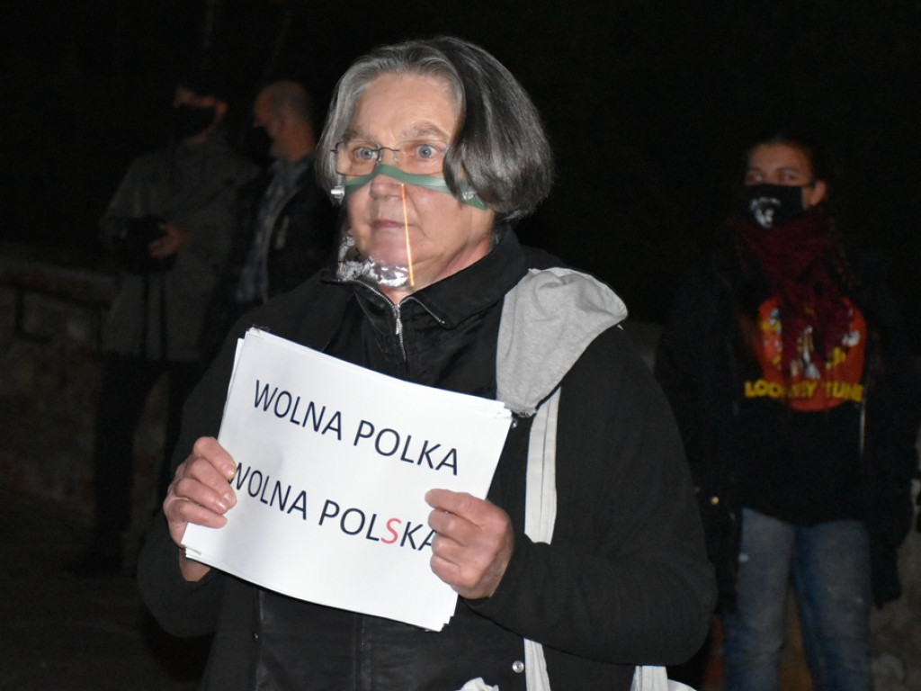 Spokojny protest w Sandomierzu [wideo] [zdjęcia]