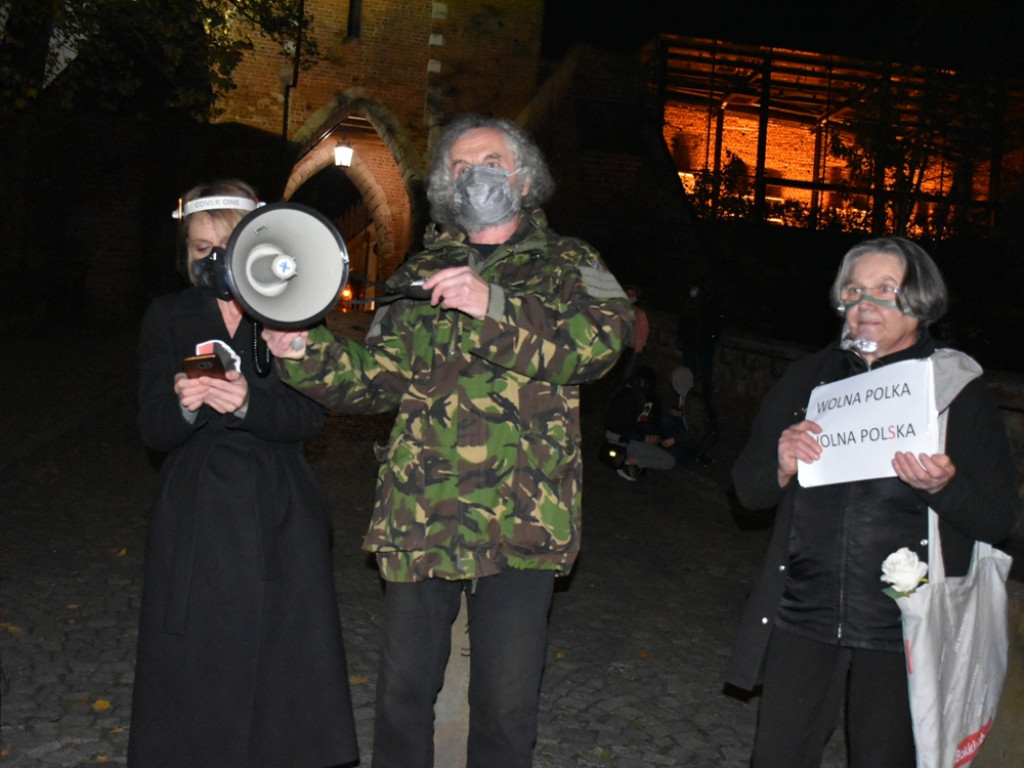Spokojny protest w Sandomierzu [wideo] [zdjęcia]