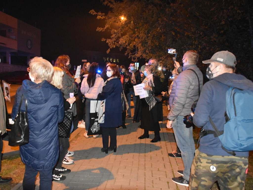 Spokojny protest w Sandomierzu [wideo] [zdjęcia]