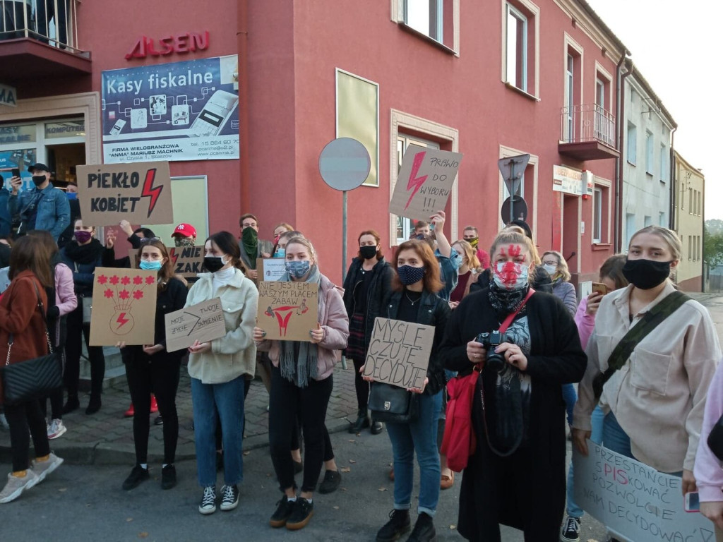 Zaprotestowali także w Staszowie [wideo] [zdjęcia]