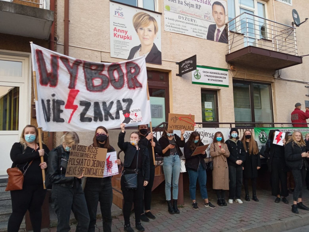 Zaprotestowali także w Staszowie [wideo] [zdjęcia]