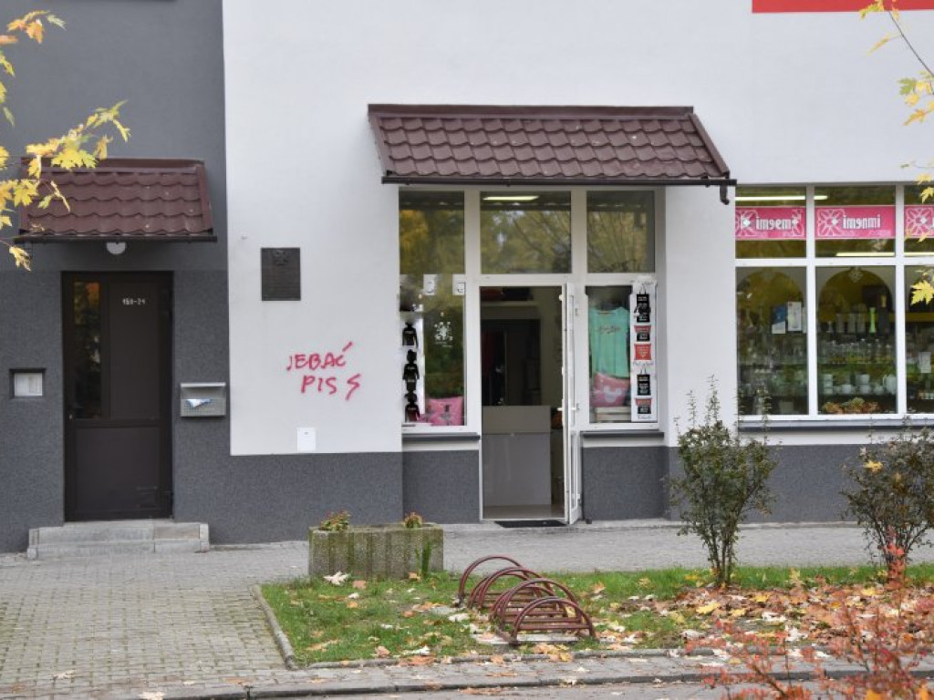 Nowa Dęba. Akty wandalizmu - zniszczone pomniki, pomalowane przedszkole, bloki [zdjęcia]