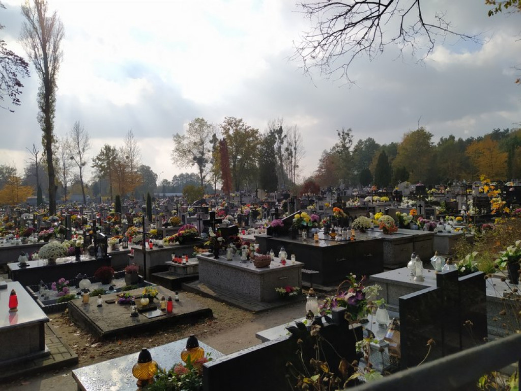 Tarnobrzeg. Łańcuchy na bramach i puste cmentarze [zdjęcia][wideo]