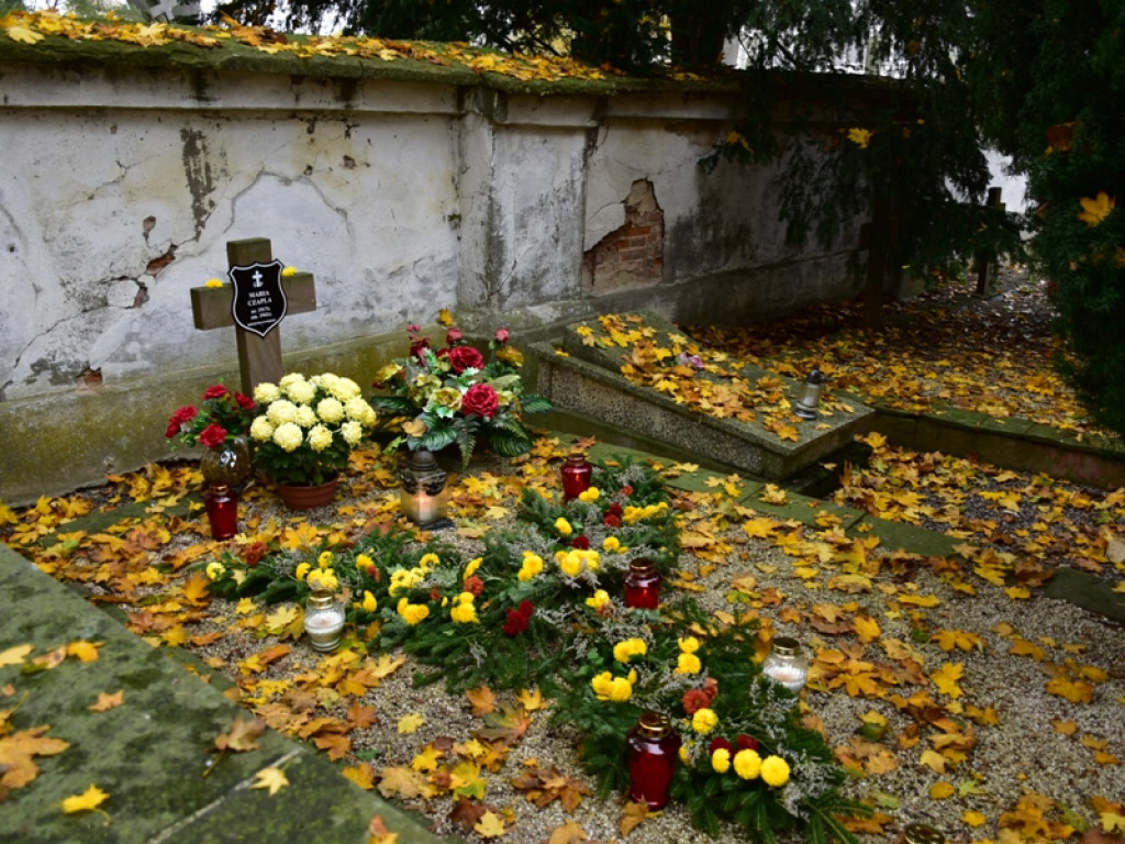 Wszystkich Świętych w Sandomierzu. Kłódki i łańcuchy na bramach, puste nekropolie [zdjęcia]
