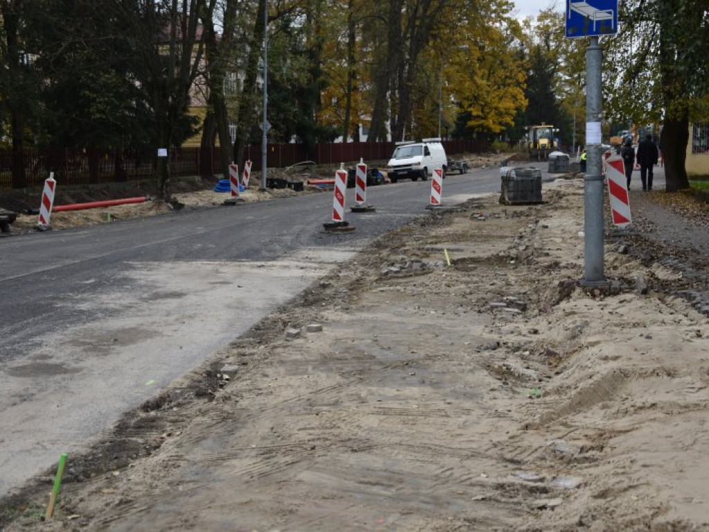 Tarnobrzeg. Trwa remont ul. Mickiewicza [zdjęcia]