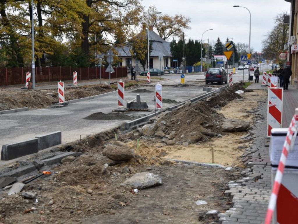 Tarnobrzeg. Trwa remont ul. Mickiewicza [zdjęcia]