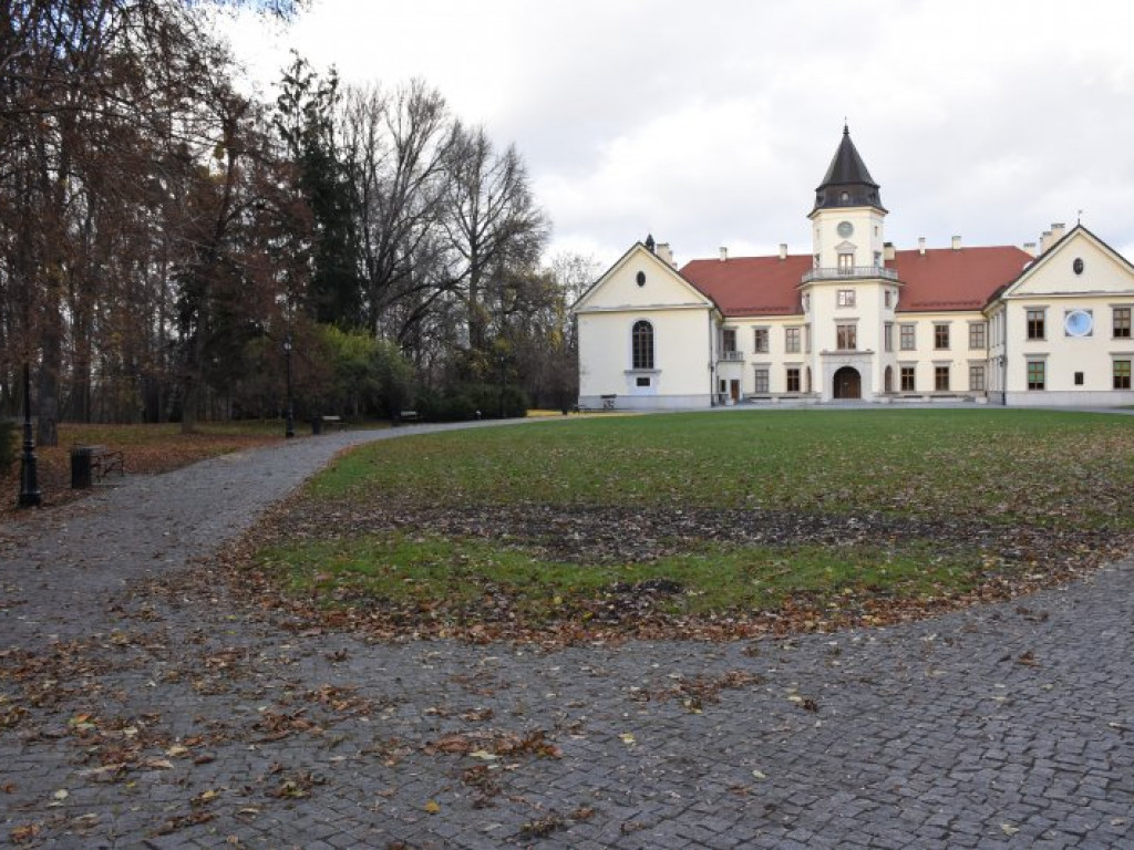 Tarnobrzeg. W Parku Dzikowskim będzie jaśniej. Pojawiły się lampy [zdjęcia]