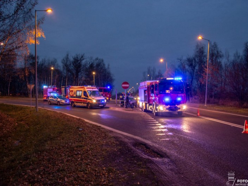 Wypadek na 