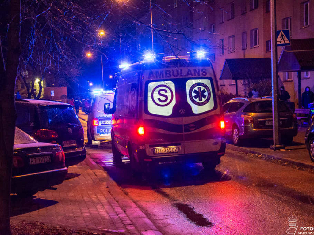 Tarnobrzeg. Wypadek na osiedlu Serbinów. Nie żyje mężczyzna [zdjęcia]