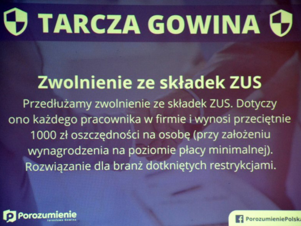 Tarcza Gowina. W Tarnobrzegu o ratowaniu polskiej gospodarki