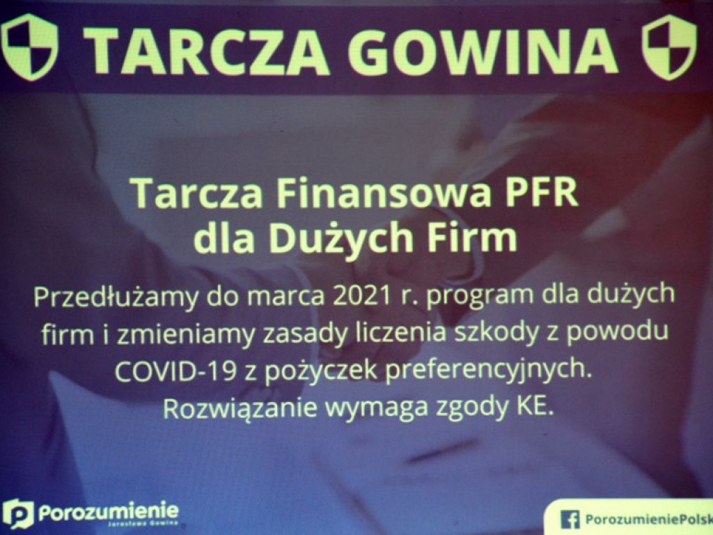 Tarcza Gowina. W Tarnobrzegu o ratowaniu polskiej gospodarki