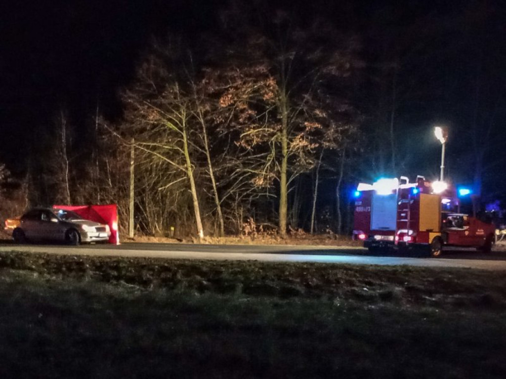 Tragedia na drodze. Samochód najechał na leżącego mężczyznę [zdjęcia]