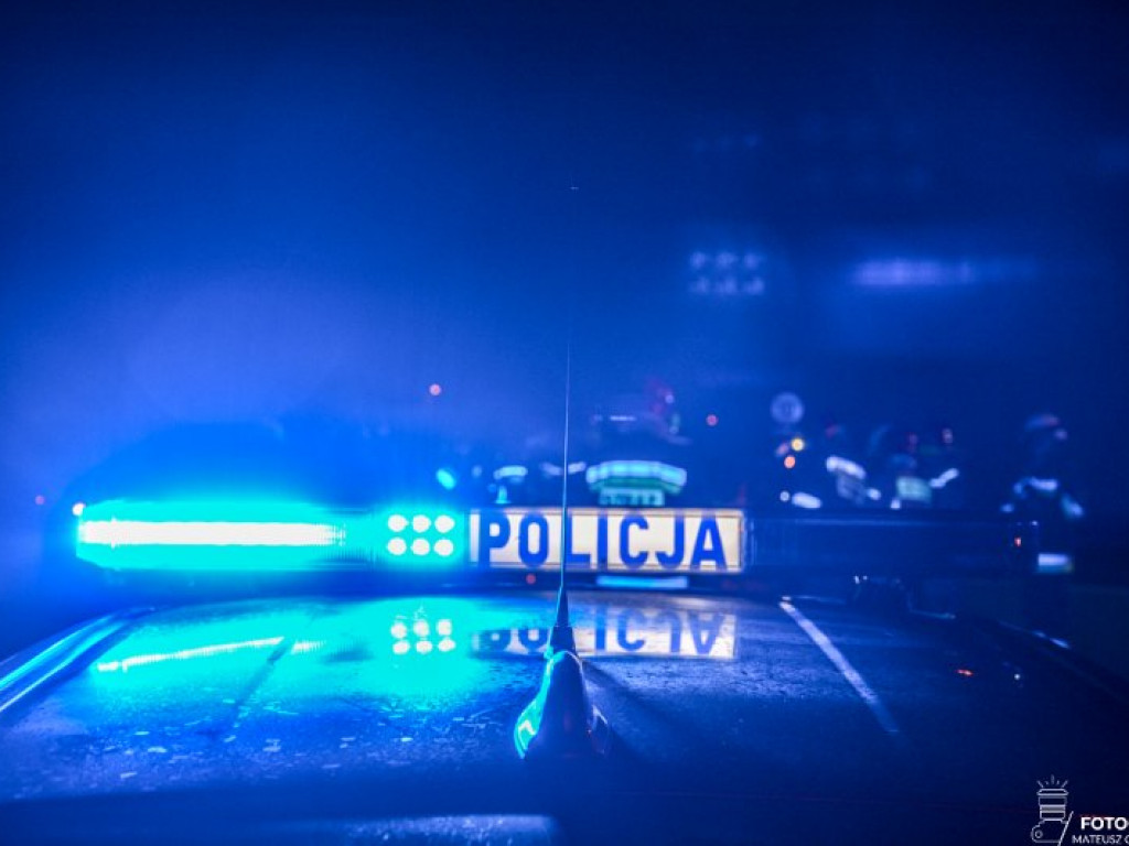 Zderzenie pojazdów na drodze relacji Tarnobrzeg-Mielec - zdjęcia z miejsca zdarzenia