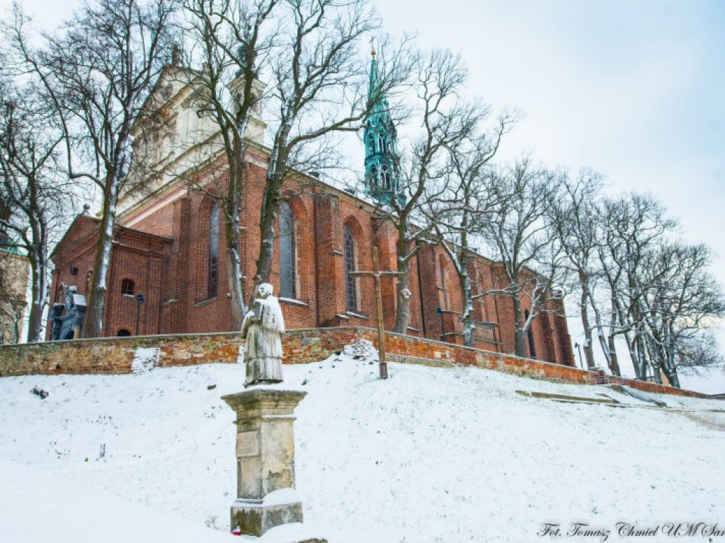 Śnieżnobiały... Sandomierz. Królewskie Miasto w zimowej scenerii [zdjęcia]