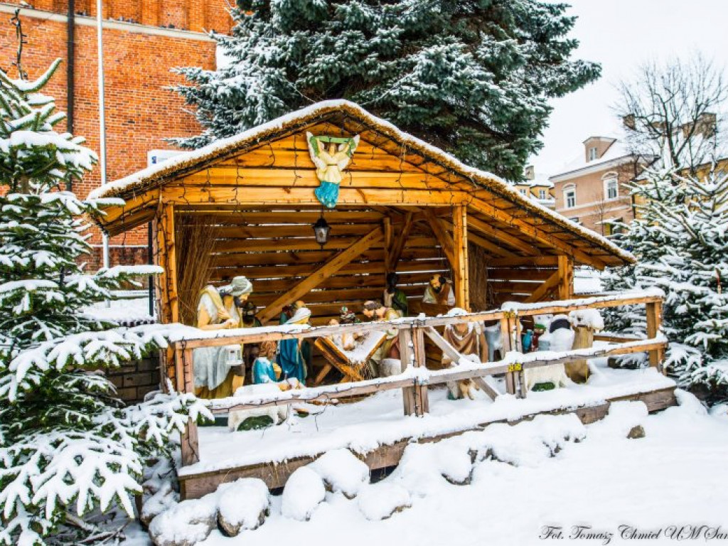 Śnieżnobiały... Sandomierz. Królewskie Miasto w zimowej scenerii [zdjęcia]