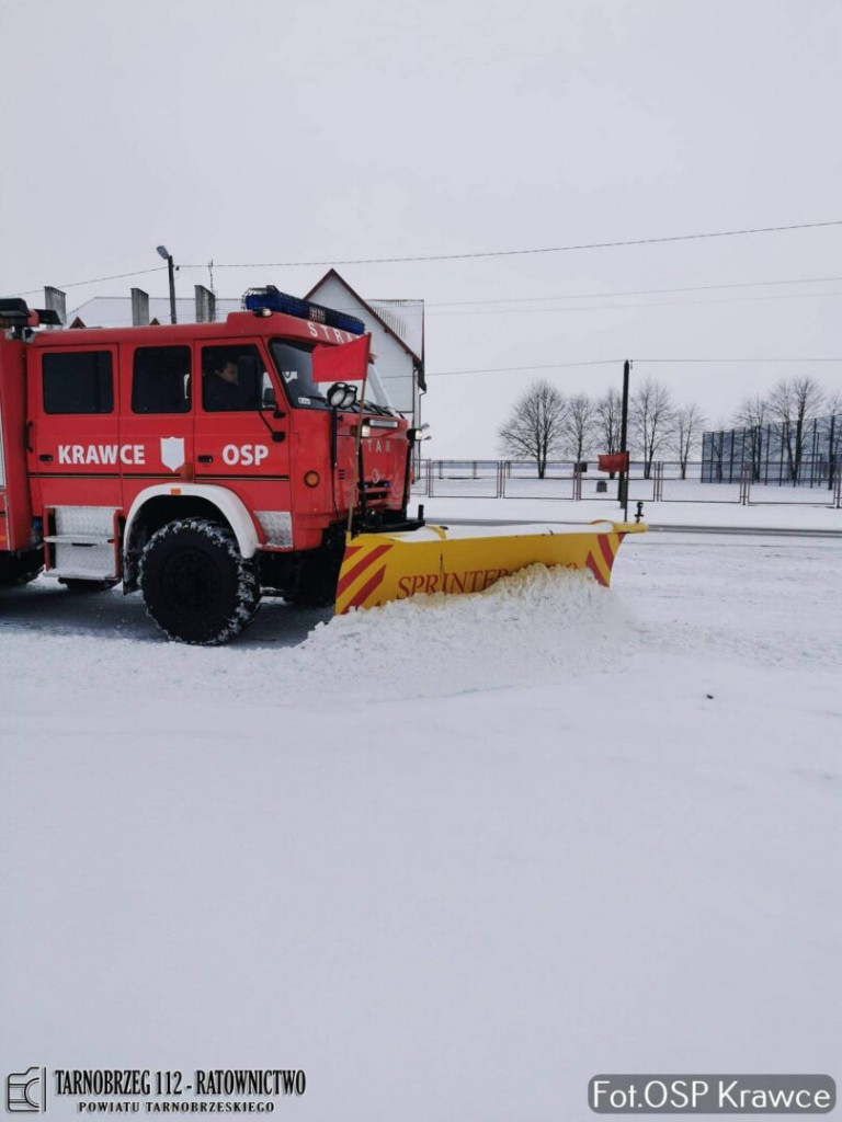Strażacy w gminie Grębów mają ręce pełne roboty. 