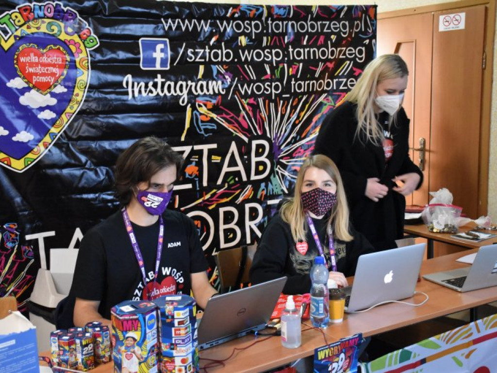 Wielka Orkiestra Świątecznej Pomocy gra w Tarnobrzegu