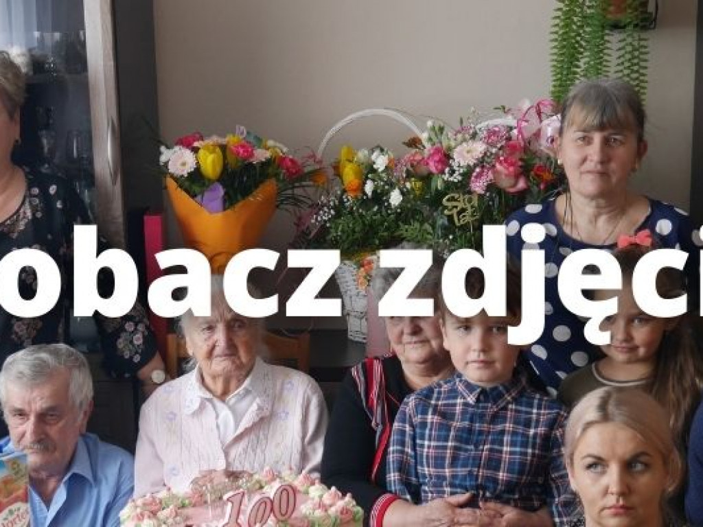Jubileusz setnych urodzin Bronisławy Skowrońskiej z gminy Grębów [zdjęcia]
