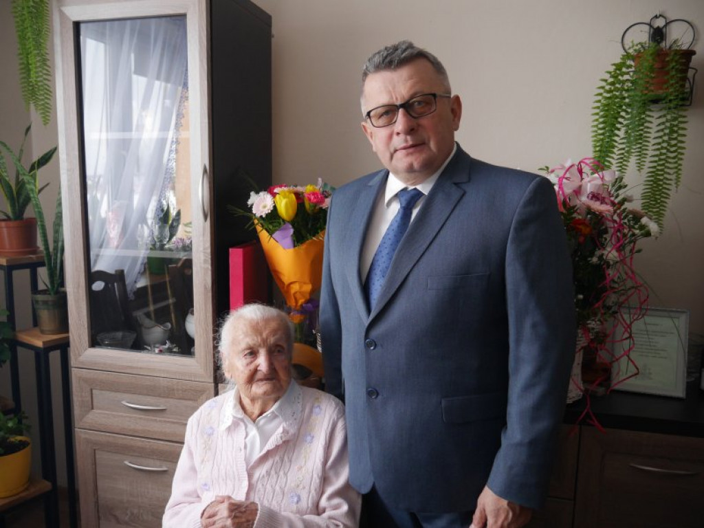 Jubileusz setnych urodzin Bronisławy Skowrońskiej z gminy Grębów [zdjęcia]