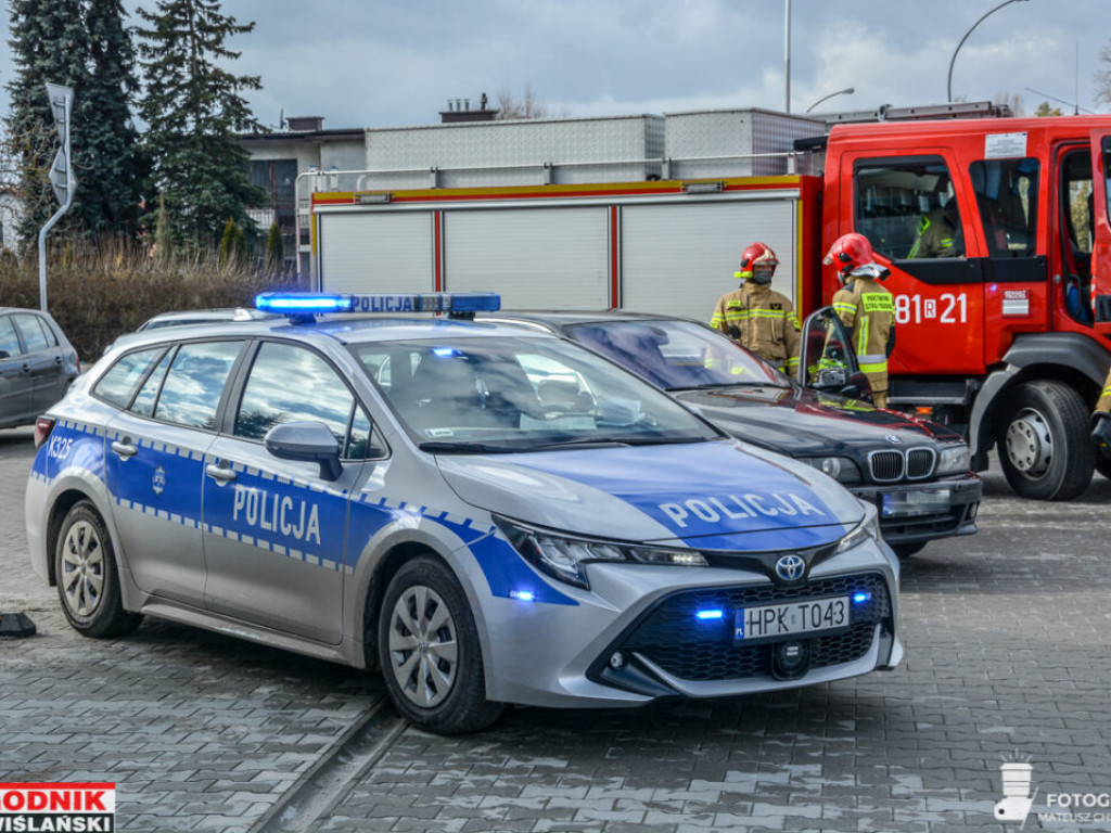 Potrącenie pieszego w Tarnobrzegu, przy skrzyżowaniu Mickiewicza z Sikorskiego [zdjęcia]