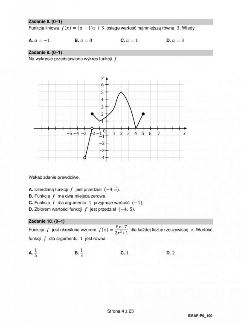 Matura próbna 2021 - arkusze egzaminacyjne z matematyki