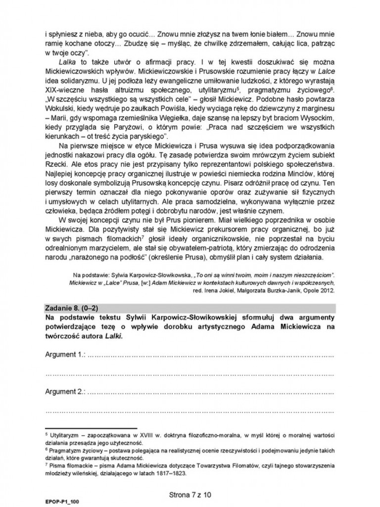 Matura próbna 2021 - arkusze egzaminacyjne z języka polskiego
