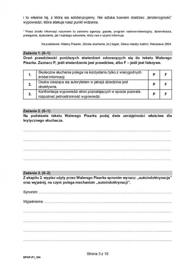 Matura próbna 2021 - arkusze egzaminacyjne z języka polskiego
