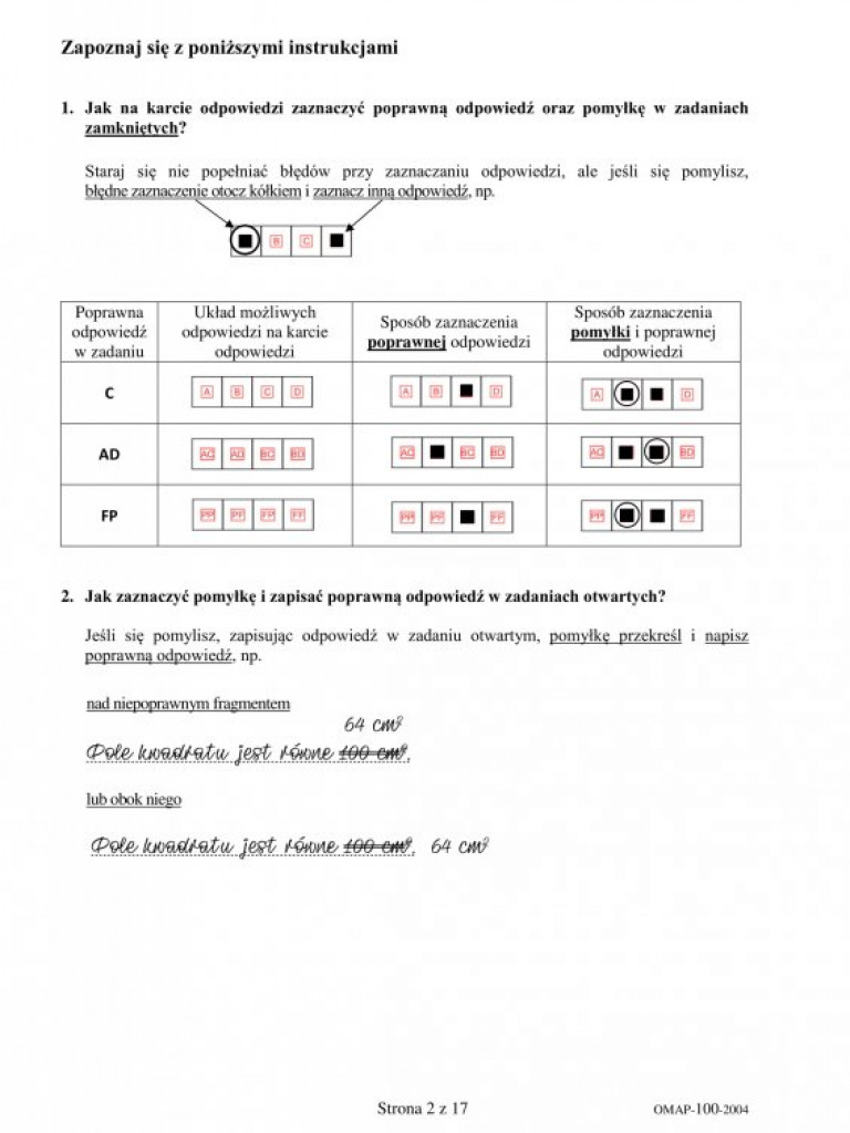 Próbny egzamin ósmoklasisty 2021 - arkusze z matematyki