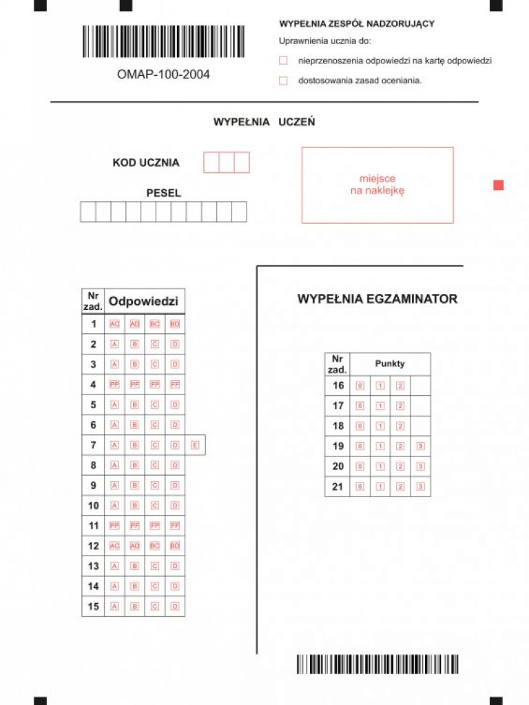 Próbny egzamin ósmoklasisty 2021 - arkusze z matematyki