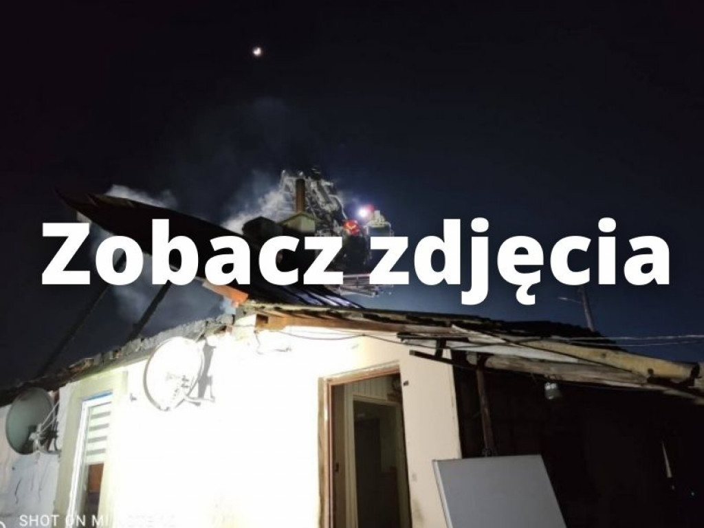 Dramatyczne sceny w Połańcu. Trwa akcja straży pożarnej. Nowe informacje! [zdjęcia]