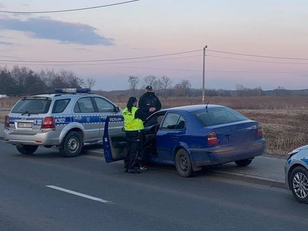 Zatrzymanie pijanego kierowcy w Tarnobrzegu [zdjęcia]