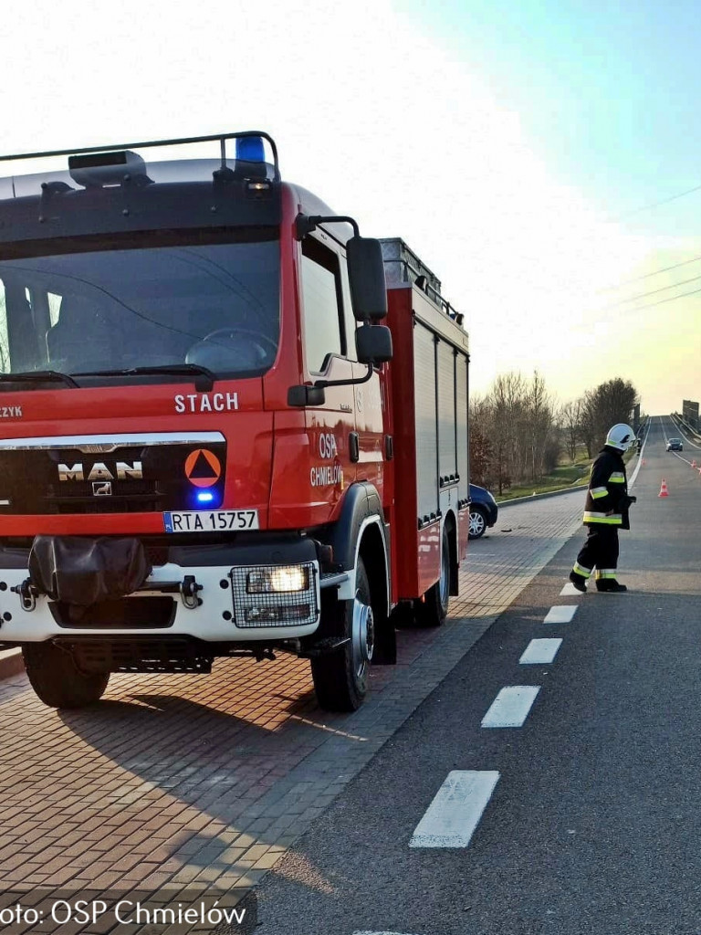 Wypadek na krajowej 
