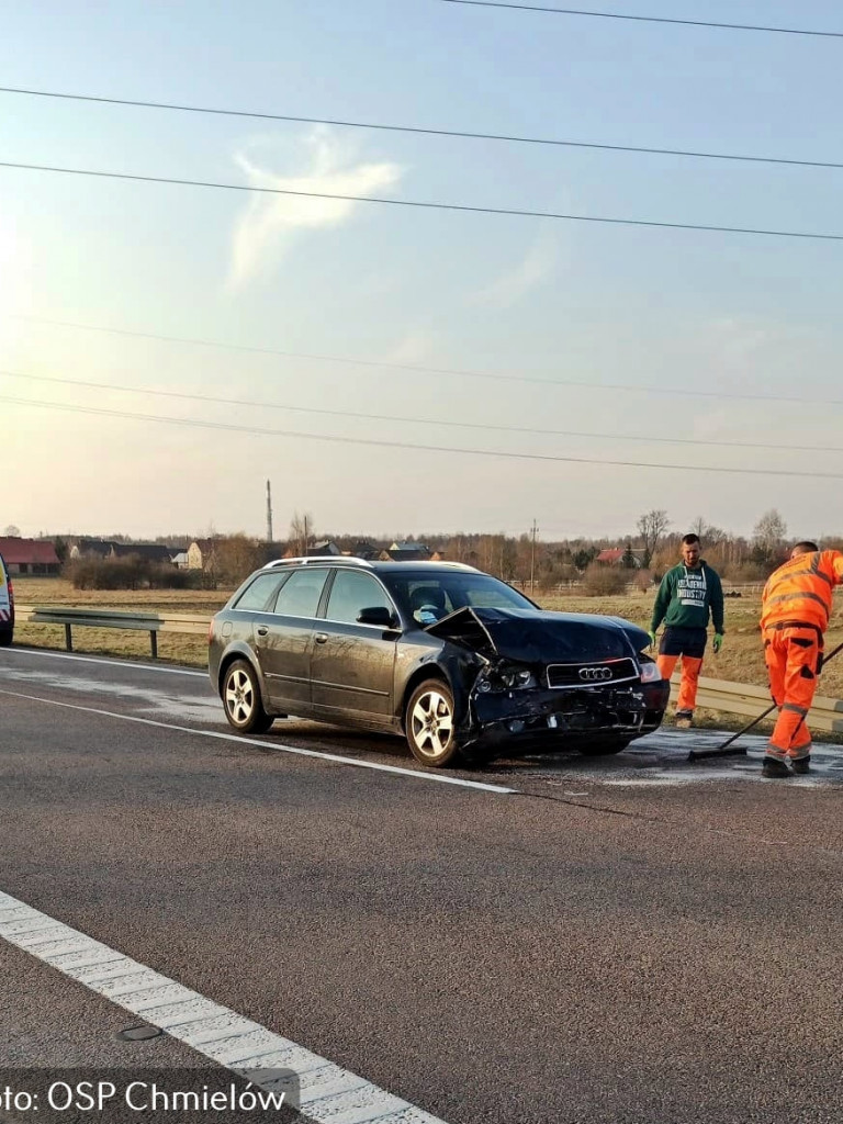 Wypadek na krajowej 