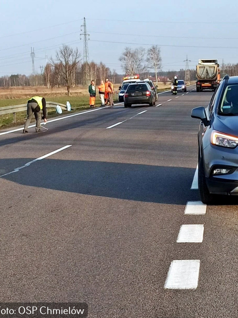 Wypadek na krajowej 